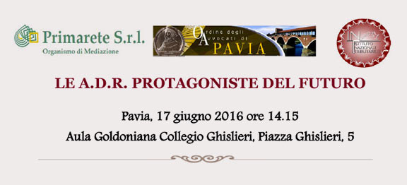 Convegno “Le A.D.R. protagoniste del futuro”